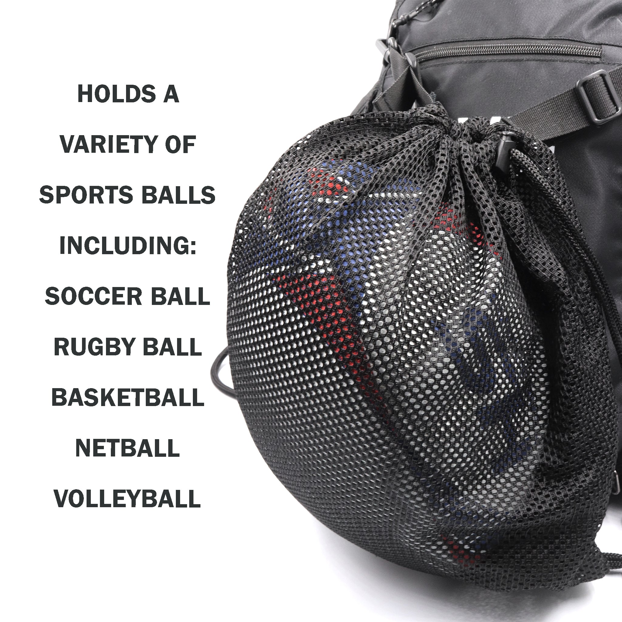 Drawstring Bag Ball Carrier - Main Image