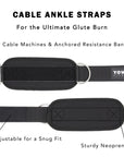 Cable Ankle Strap - Black