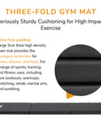 Three-Fold Gym Mat